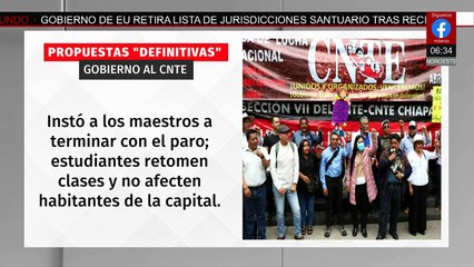 Gobierno mantiene propuestas definitivas ante la CNTE; docentes reiteran su rechazo