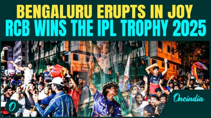 Celebrations on the Streets of Bengaluru as the Home Team RCB Wins its 1st IPL Title