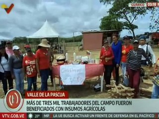 Guárico | Autoridades entregaron insumos al sector campesino y comunero del mcpio. Leonardo Infante
