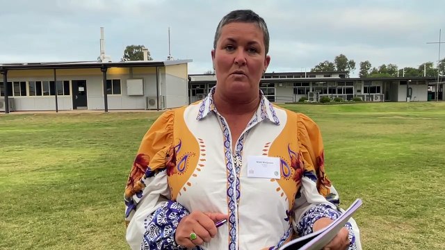 Nikki Macqueen, Kindon ICPA, speaks on seatbelts on school buses