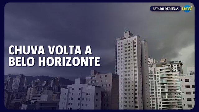 Chuva retorna a BH nesta terça e atinge várias regiões da cidade