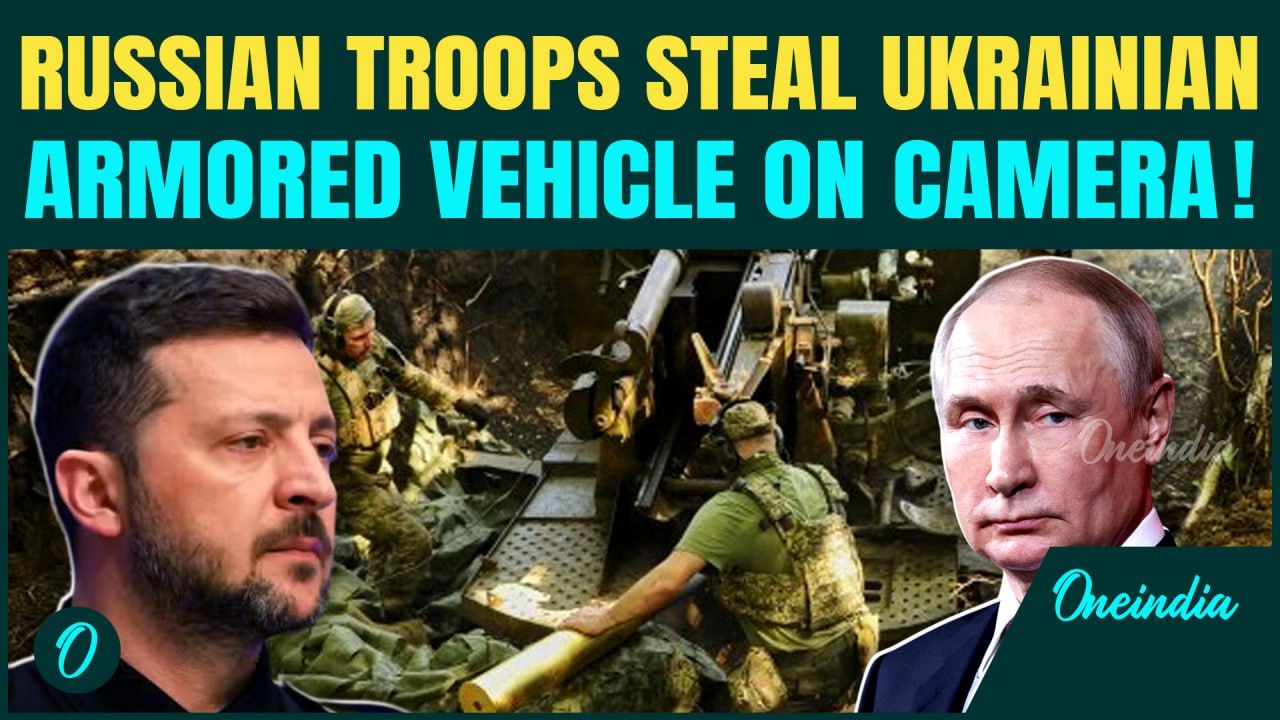 Russian Soldiers Hijack Canadian-Made Ukrainian Armored Vehicle in Bold Daylight Operation - Video
