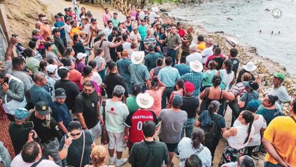 Derriban muro que impedía acceso libre a la playa de Sayulita