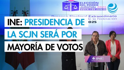 INE confirma que la presidencia de la SCJN no será por paridad de género, será por mayoría de votos