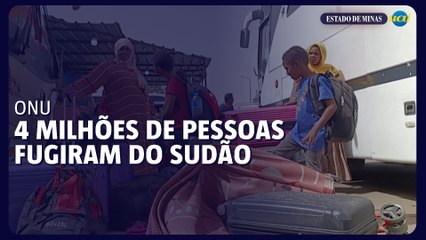 ONU: quatro milhões de pessoas fugiram do Sudão desde o início da guerra