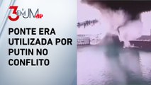 Ucrânia ataca e destrói ponte da Crimeia com explosivos durante conflito com russos