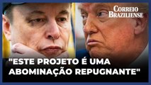 Musk diz que projeto de lei orçamentária de Trump é 