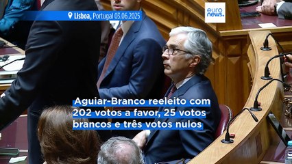 Aguiar-Branco reeleito presidente da Assembleia da República