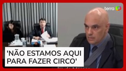 'Não vou permitir circo no meu tribunal', diz Moraes ao dar bronca em advogado no STF