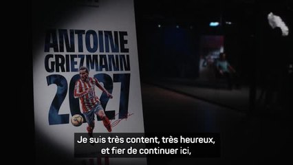 Atlético – Griezmann : "Je suis fier de continuer à représenter ce club"