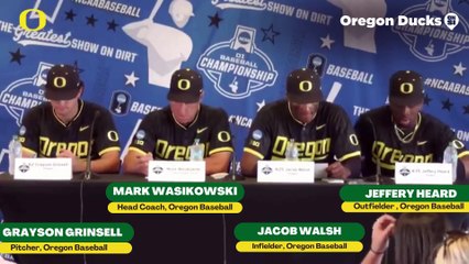 Oregon Baseball Coach Mark Wasikowski on Oregon's Loss in the Eugene Regional