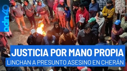 Linchan a presunto asesino de adulto mayor en Cherán