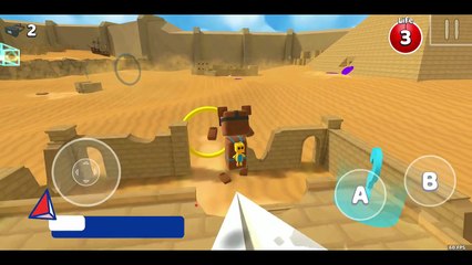 Paper Plane Flight in Super Bear Adventure gameplay