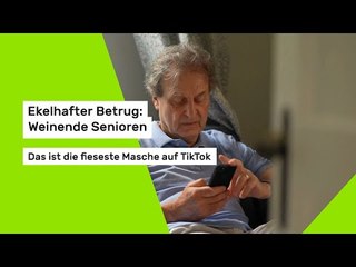 Ekelhafter Betrug: Weinende Senioren: Das ist die fieseste Masche auf TikTok
