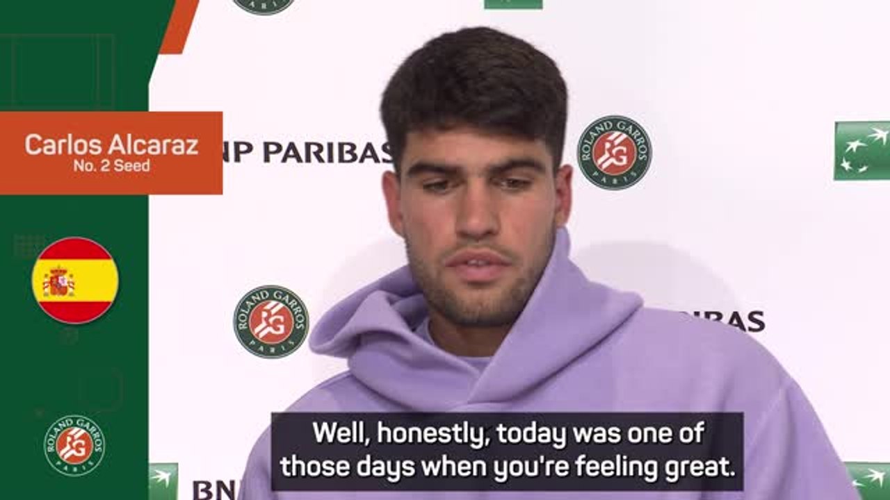 'Can't ask for a better performance' - Alcaraz into French Open semi-finals