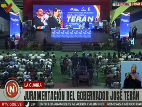 Gob. José Terán presentó los cuatro grandes principios base del Plan La Guaira
