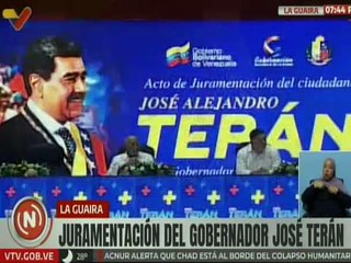 José Terán indicó que para estos cuatro años continuará la transformación de la población guaireña
