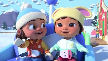 We Wish You a Merry Christmas (Train Park Edition) _ CoComelon Nursery Rhymes _ Holiday Kids Songs(480P)