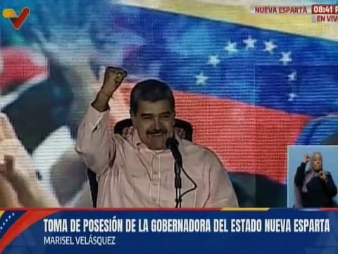 Juramentación de Marisel Velásquez como Gobernadora de Nueva Esparta