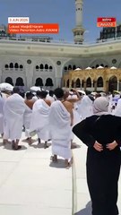 Beginilah Suasana di Sekitar Mataf (Kawasan Keliling Kaabah) Ketika Zohor – Suhu Mencecah 40 Darjah Celsius