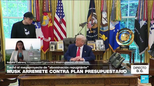 Directo D.C. y las críticas de Elon Musk contra el plan presupuestario de Trump