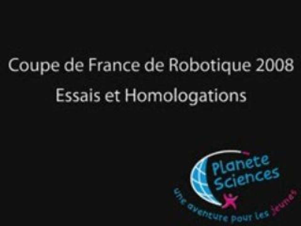 Coupe de France 2008 - Essais et Homologations 2008