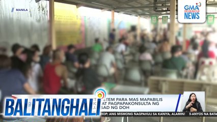 Patient appointment system para mas mapabilis sa pagkuha ng gamot at pagpapakonsulta ng mga HIV patient, inilunsad ng DOH | Balitanghali