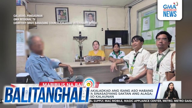 Rider na nahuli-cam na kinakaladkad ang isang aso habang nakatali, sinabing hindi niya sinasadyang saktan ang alaga; pinagamot daw niya ang aso kalaunan | Balitanghali