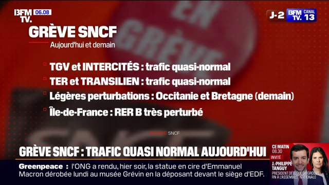 Grève à la SNCF du 4 et 5 juin: un trafic normal dans les TGV et les Intercités