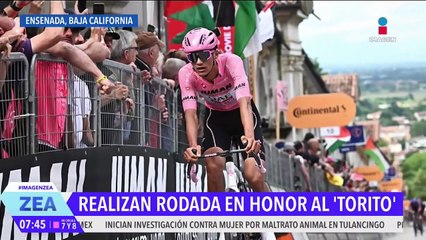 Rinden homenaje a Isaac del Toro con una rodada ciclista en Ensenada, Baja California