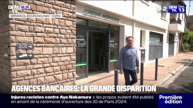 Ça nous embête : Les agences bancaires sont en voie de disparition, en particulier dans les zones rurales