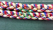 Double Braid Shoulder Cord, Military Shoulder Cord, Customizable Shoulder Cord