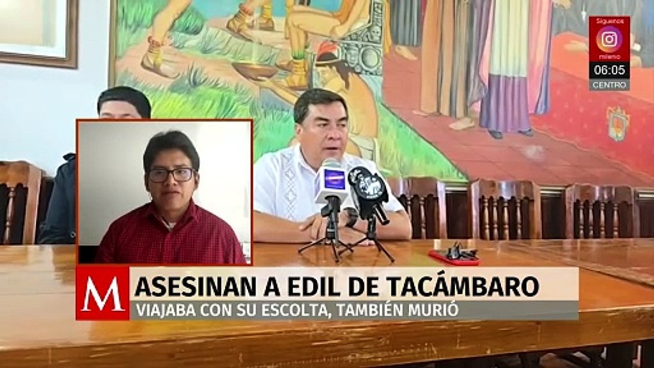 Matan a balazos al alcalde de Tacámbaro, Michoacán, y a su escolta