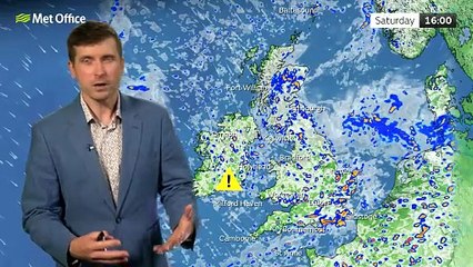 Met Office Saturday Morning Weather Forecast 07/06/2025