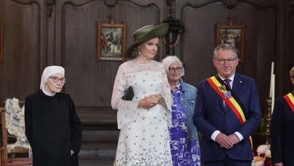 La Reine Mathilde visite le Béguinage de Bruges pour son 800ème anniversaire