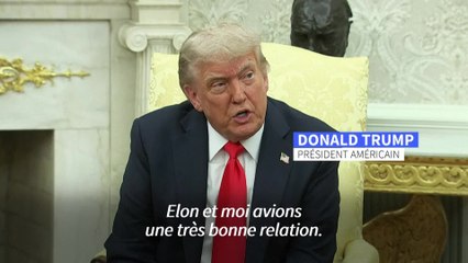 Donald Trump se dit "très déçu" par Elon Musk