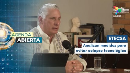 Pdte. Díaz-Canel analiza medidas de telecomunicaciones