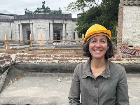 Visite de chantier du service Urbanisme à Tournai