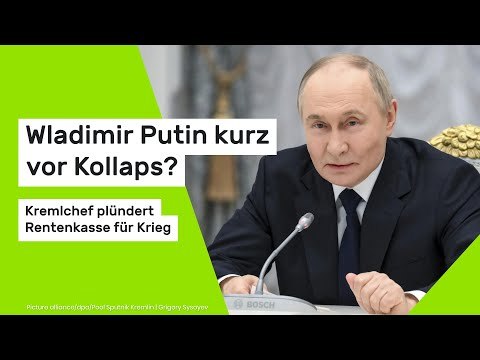 Wladimir Putin kurz vor Kollaps?: Kremlchef plündert Rentenkasse für Krieg