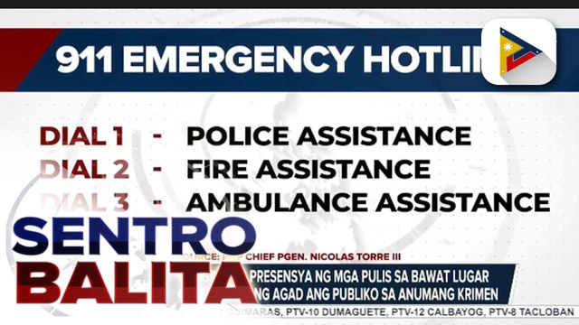 Publiko, hinimok ng PNP na gamitin ang 911 hotline sa paghingi ng tulong; menu option, planong dagdagan