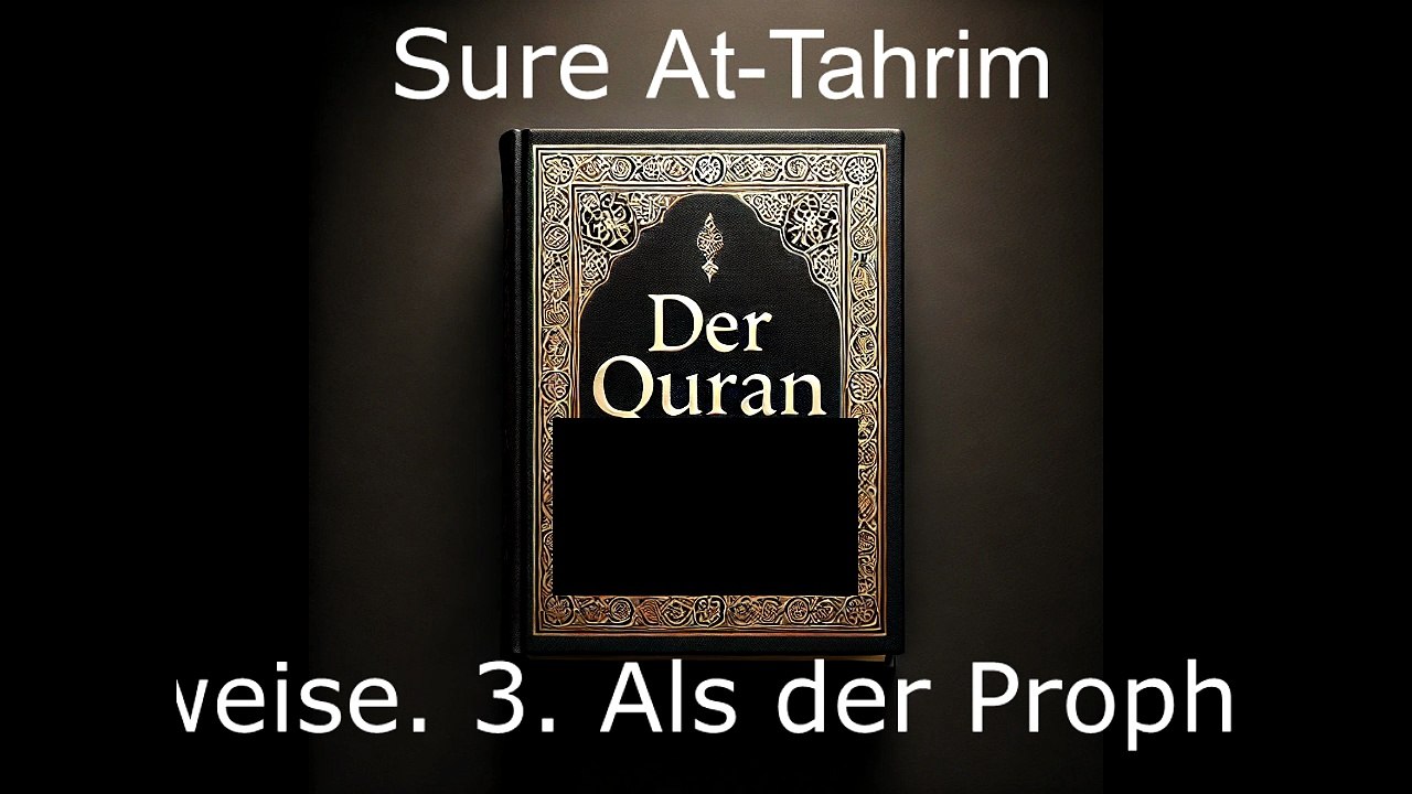 Der Quran auf Deutsch-Sure At Tahrim (66)