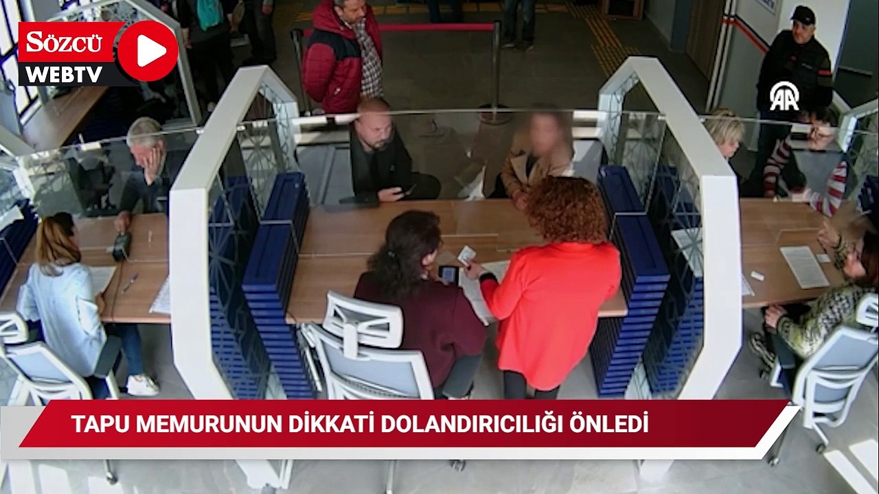 Tapu memurunun dikkati "20 milyonluk dolandırıcılığı" önledi