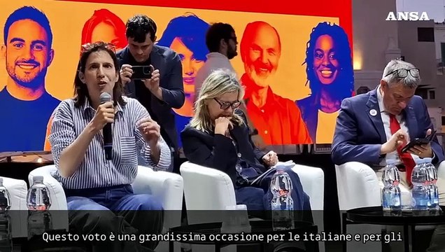 Schlein: Voto per cambiare le leggi che hanno fatto male al lavoro