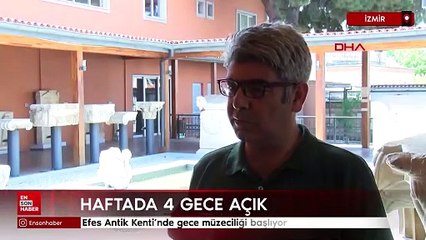 Efes Antik Kenti'nde gece müzeciliği başlıyor