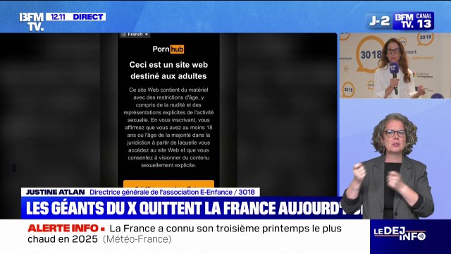 100% des mineurs aujourd'hui peuvent consommer en ligne de la pornographie , alerte Justine Atlan (E-Enfance)