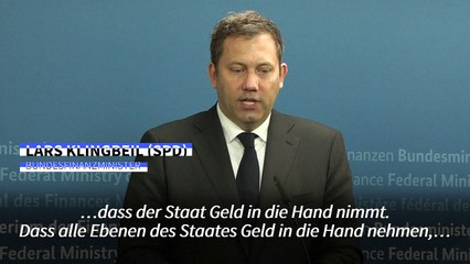 Klingbeil zu "Investitions-Booster": "Wir machen es besser"