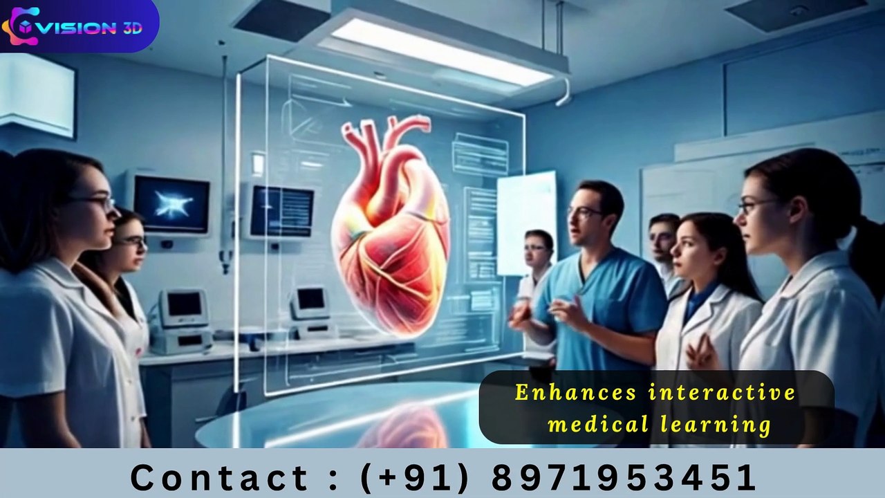 3D Hologram Healthcare: The Future of Medical Visualization.