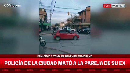 Femicidio en Moreno: un policía mató a la pareja de su ex y se suicidó tras estar 10 horas atrincherado