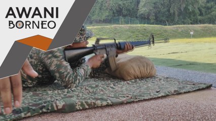 Pelatih rasai pengalaman menembak guna senjata sebenar