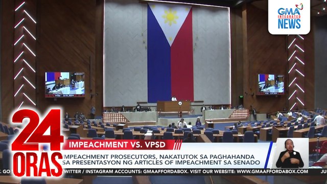 Draft resolution para ipabasura ang impeachment complaint vs. VP Duterte nang hindi dumaraan sa paglilitis, labag sa Saligang Batas, ayon kay Rep. Chua | 24 Oras